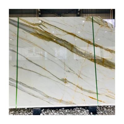 China Extra Selling Modern Top Calacatta Gold Borghini Marble For Countertop Decoration Marble White Calatta Gold Marble for sale