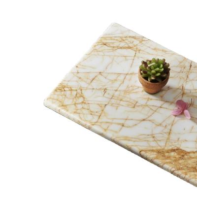 China Platanotopos Marblenew Modern Design Yellow White Gold Spider Marble Gold Drama Greek White Marble With Gold Vein for sale