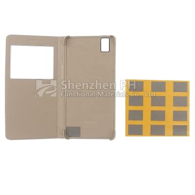 China Industrial Magnet NFC Ferrite Sheet RFID Magnetic Punched Strip Magnetic Sheet With Shielding Function for sale