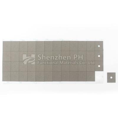 China Industrial Magnet MnZn Ferrite Sheet / Aluminum Ferrite Type , Microwave Absorbing NiZn Material for sale