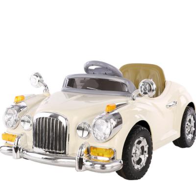 China Ride On Toy Wholesale New Children's Electric Classic Ride On Car Four-wheel Remote Control Car The Retro Toy Car for sale