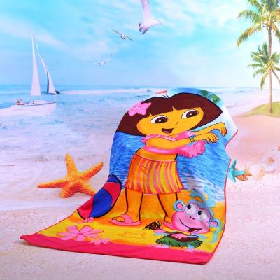 China QUICK DRY Microfiber Square Absorbent Quick Drying Custom Beach Towel for sale