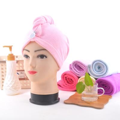 China Good Quality QUICK DRY High Density Quick Drying Microfiber Hairl Wrap Turban Towel For Hair Drying for sale