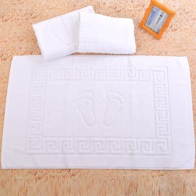 China Wholesale Cotton QUICK DRY Bath Mat For Luxury Hotel Bathroom Foor And FootTowels for sale