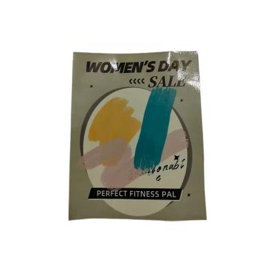 China Waterproof Custom Vinyl Sticker Decorative Poster Stickers For Women's Day for sale