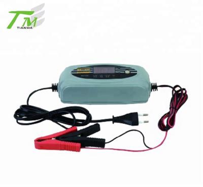 China Auto Battery Charger Mini Car Battery Charger 12v Car Charger Digital Display Charger for sale