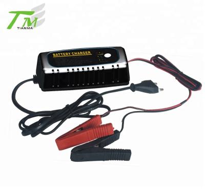 China Smart Portable Car Battery Charger 12V or 6V Car Battery Charger Smart Fast Charger for sale