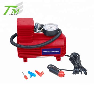 China ABS 250PSI or 300PSI Mini Car Tire Compressor Air Compressor Car Tire Inflator Air Tire Inflator for sale