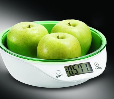 China Weigh Digital Food Scale Cool Scale Electronic Kitchen Measuring Scale With Bowl for sale