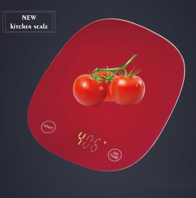 China Weight Measuring New Electronic Kitchen Scale Food Scale LED Display Digital Household Scale for sale