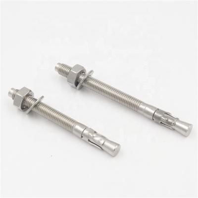 China Steel Made In China Concrete Fasteners Anchor Bolt Stainless Steel M12 Wedge Anchor for sale