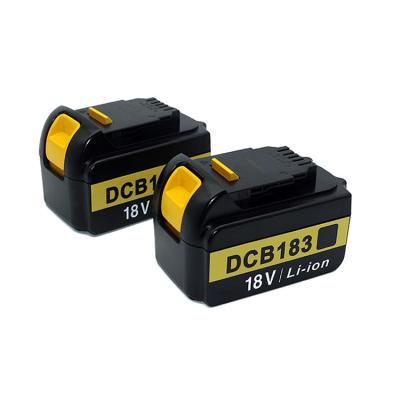 China Machine- Tool Battery Max 4.0Ah 20V Lithium Battery For Dewalt Cordless Drill Battery DCB201 DCB200 DCB181 DCB180 for sale