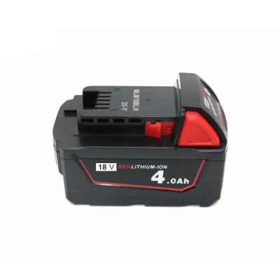 China Power Tools 18V 4Ah Power Tool Battery For Milwaukees 48-11-1820 48-11-1850 48-11-1860 48-11-1828 REDLITHIUM M18 CP2.0 for sale