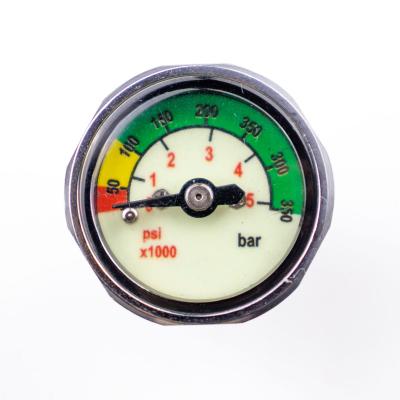 China 2 Port High Pressure & 5 low pressure ports; LP Ports Swivel Scuba Mini Button Air Pressure Gauge Scuba Diving for sale