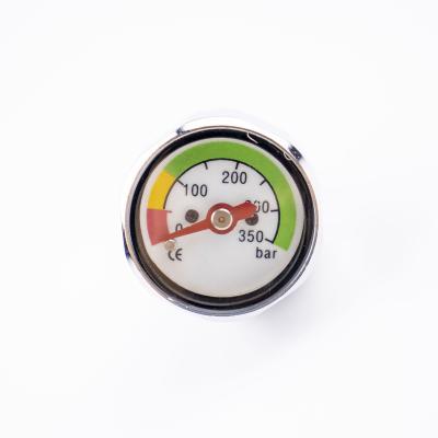 China 2 Port High Pressure & 5 low pressure ports; LP Ports Swivel Air Diving Mini Button Submersible Pressure Gauge Pony Bottle Gauge First Stage Measure for sale