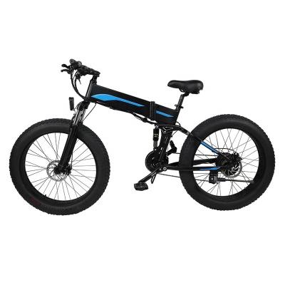 China Fat Tire Ebike 500W 48V 10.4AH Aluminum Alloy Fat Tire Bike Urban Road Electric Bike Folding Electric Bike for sale