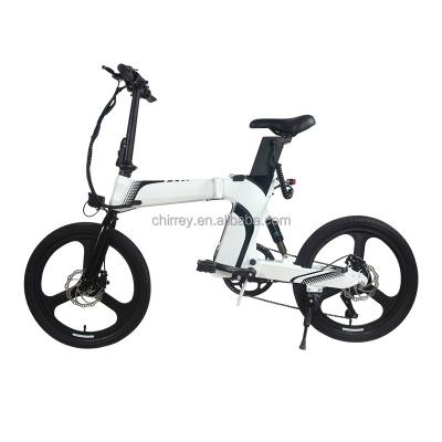 China Aluminum Alloy 20inch 36v 250w Brushless High-speed Motor Electric Bicycle Folding Ebike for sale