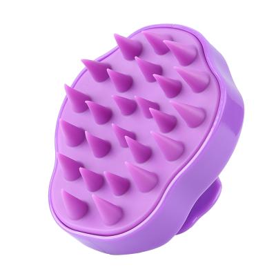 China Amazon Waterproof Hot Selling Multifunctional Logo Massager Detangling Silicone Washing Scalp Custom Hair Shampoo Brush for sale