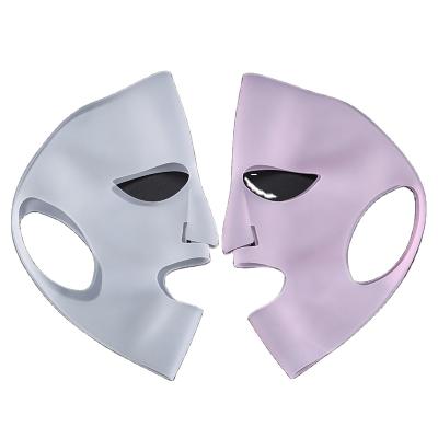 China V Shape Wrinkle Comfortable Reusable Moisturize Silicone Anti Lifting Cupping Face Firming Fixed Gel Sheet Mask Ear Skin Care Face Mask for sale