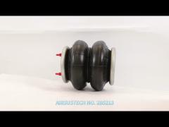 Original Rubber Air Spring Firestone 101-760-0335 Double Convoluted Air Suspension