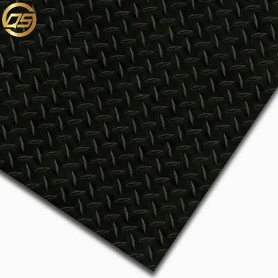 China For Floor Controller Black Diamond Pattern Aluminum Plate 1000 Series 3000 Series 5000 Series Custom Powder Coated Matt Thickness for sale