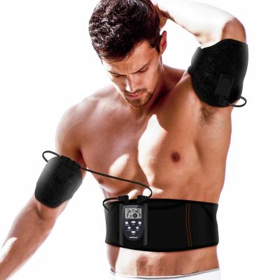 China Electric Body ABS Toner Relaxer Slimming Ab Belt Machine Training Massager EMS Muscle Stimulator for sale