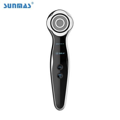 China Handheld Home Use RF EMS LED Photon Beauty Blood Vessel Removal Equip Personal Care Beauty Facial Lifting Instrument for sale