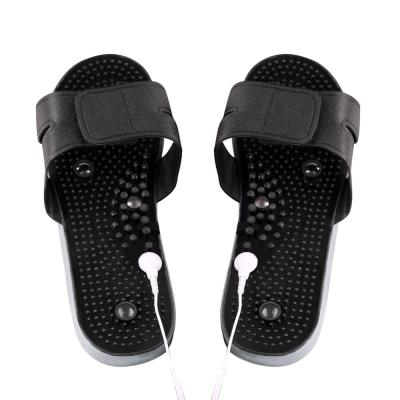 China Magnetic Vibrating Foot Sunmas Acupuncture Foot Massager Electronic Slipper for sale