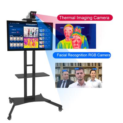 China Profession Mass Fever Screening System For Checking Passengers With 32 Inch High Temperature Monitor for sale