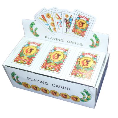 China 2019 OEM High Quality Service Spanish Plastic Playing Cards Gift/Advertising/Game for sale