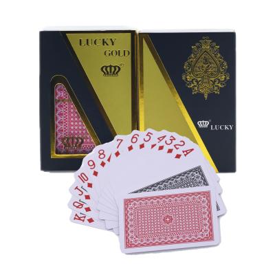 China Well-designed Custom Plastic Competitive Price Clear PVC Playing Cards Game Gift/Advertising/Card Box In The Bottom for sale