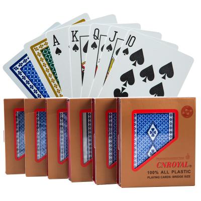 China Gift/Promotion/Advertising/Hot Selling Items PVC Side Printing Printed Game Poker Playing Sports Waterproof Advertising Cards for sale