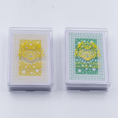 China Plastic Single Deck 777 Game Card Marks In Convenient Plastic PS Case for sale