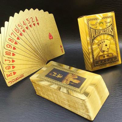 China Customized game gift/advertising/face and foreign trade aluminum back playing card for sale