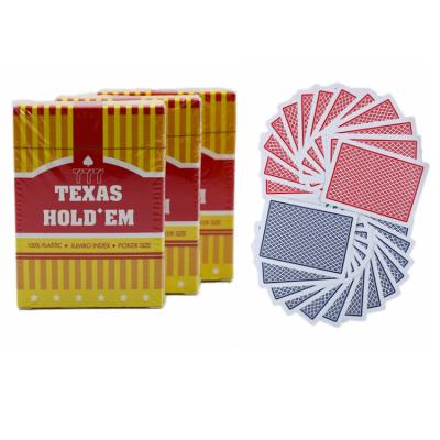 China Best quality cheap price plastic cartas poker de card for sale