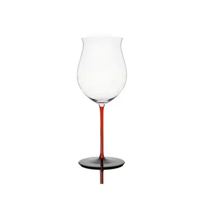 China New High Quality Classic/Postmodern Stem Style Crystal Bottle Crystal Red Durable Red Wine Glass for sale