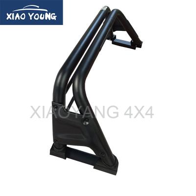 China New Arrrival Black Steel Roll Steel Sport Bar For Hilux Vigo Revo /Navara Np300/DMax/Ranger/Triton for sale