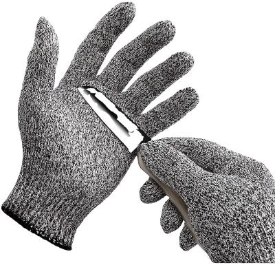 China Kitchen Safety Cut Proof Level 5 HPPE CE EN388 Cut Resistant Gloves Anti Scream Resistant Cheap Cut Resistant for sale