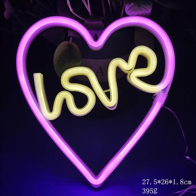 China Halloween Christmas Birthday Party Home Bedroom Wall Decoration Design Heart Cloud Bat Rainbow Star Dropshipping Led Strip Light Neon Sign for sale