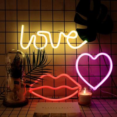 China Halloween Christmas Birthday Party Home Bedroom Wall Dropshipping Cloud Bat Rainbow Star Signs Warm Led Decoration Neon Lights for sale