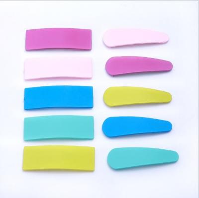 China Environmentally friendly Korean popular bulk girl general colorful hair clips washing broken face clips hair clips accessories ladies for sale