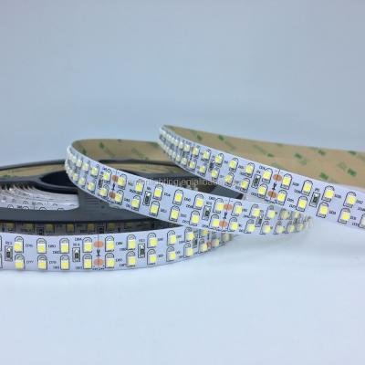 China Hotel 5 years warranty two line/row smd 3528 240led/m 24v led strip light IP20 single color for sale