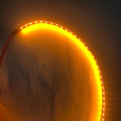 China Led strip light BIS 1700K super warm 1900K 2100K 2835 140leds per meter orange amber led strip light for decorations for sale