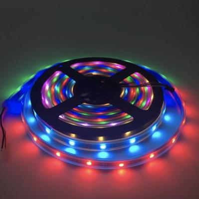 China Non waterproof programmable hotel dmx 5050 60led Digital RGB pixel SK6812 WS2812 2812B WS2812B LED addressable strip for sale