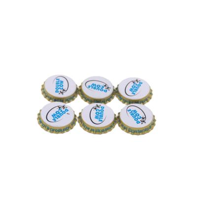 China Non Spill 21 Teeth Milk Crown Capsule With Printed Logo for sale