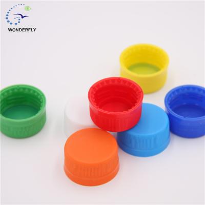 China PE Pilfer 28mm Water And Soda Proof Bottle Caps Colored Plastic Bottle Cap for sale