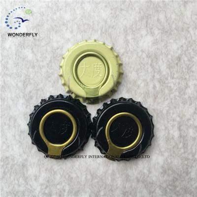 China Non Spill Easy Open Water Bottle Cap , Ring Pull Caps , Sport Cap for sale