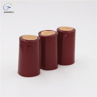 China Non Refillable Custom Plastic Wine Heat Shrink Sleeve Capsule Seal / Shrink Label for sale