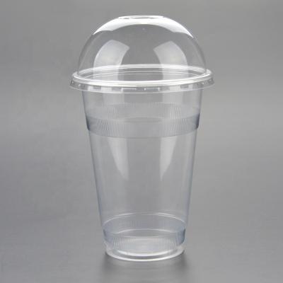 China PP Drink Clear Water PP Drink Cup Custom Disposable Hot Water Cup With Lid 16oz for sale