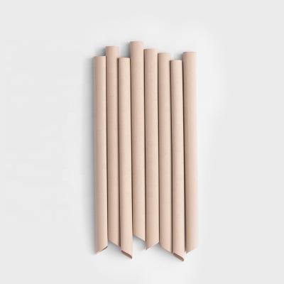 China Straw Bamboo Fiber Bamboo Disposable Drinking Straw 6MM for sale